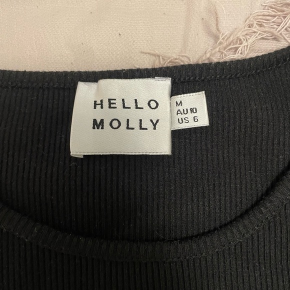 Hello Molly Sparkle Black Top - Picture 9 of 13